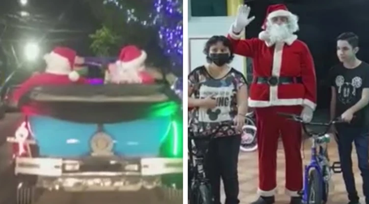 santa claus colima auto clasico