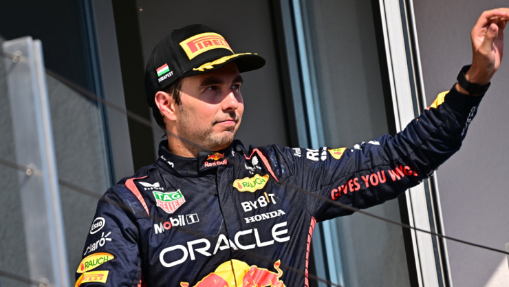 Checo Pérez, tercero en el Gran Premio de Hungría