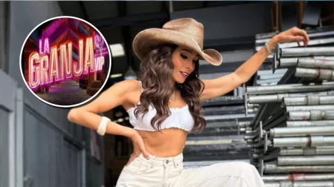 Alex Garza sorprendió con look vaquero y trend de La Granja VIP.