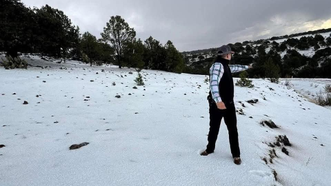 Nevada en Milpillas, Zacatecas; habrá bajas temperaturas