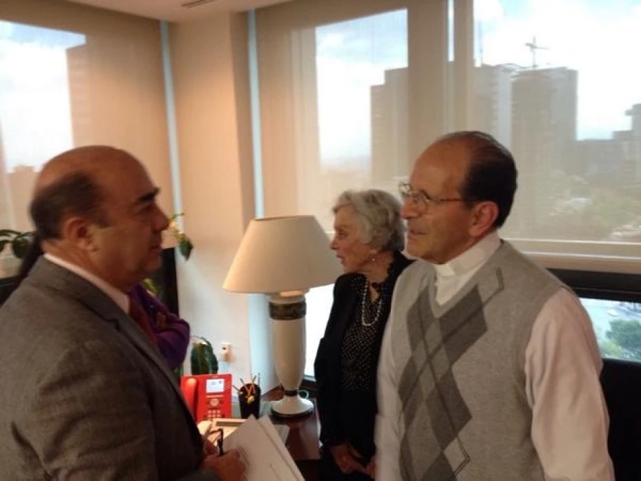 Jesús Murillo Karam y Alejandro Solalinde