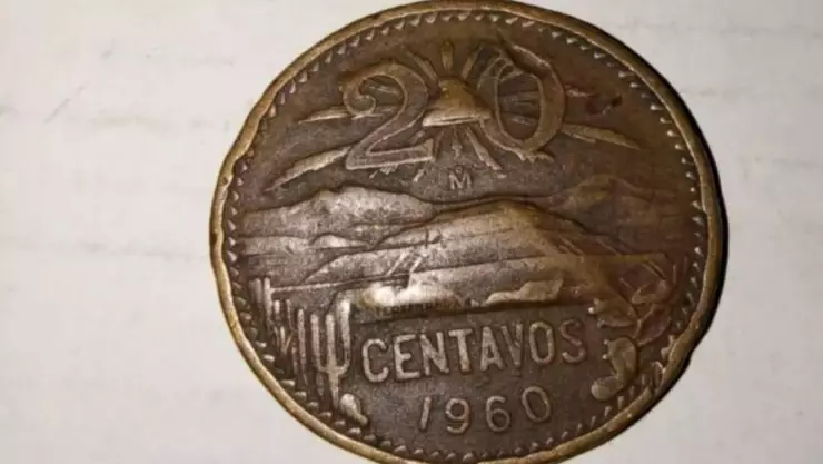 Moneda Popocatepetl.
