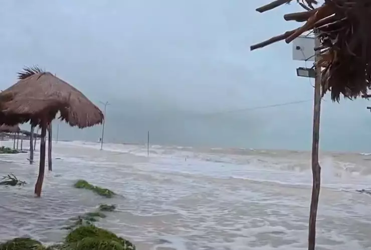 Huracán Milton Celestún