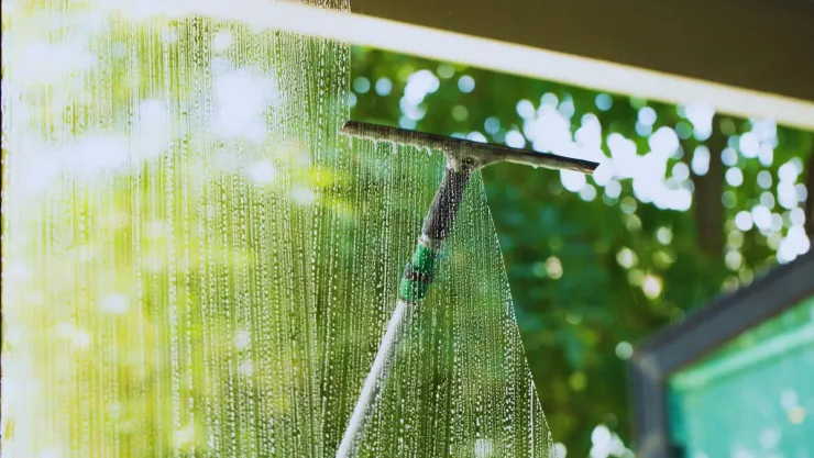 El truco casero para limpiar las ventanas con un escobillón que pocos conocen