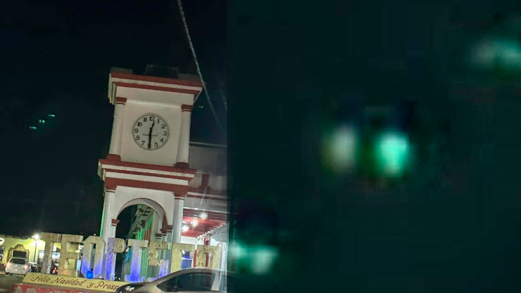 Avistamiento luces verdes Teopisca
