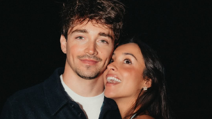 Charles Leclerc y Alexandra Leclerc