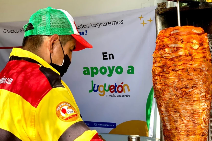 Ricos y deliciosos platillos tuvimos en el centro de acopio