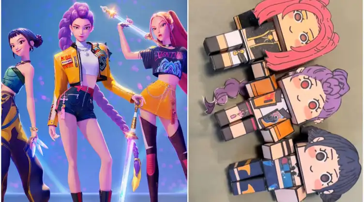 manualidades de kpop demon hunters