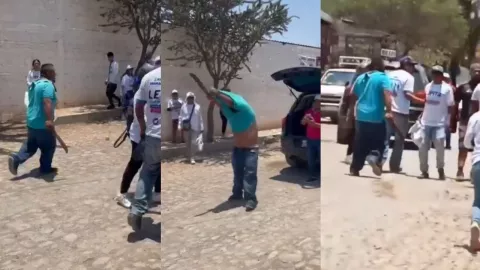 Amenaza con machete a simpatizantes de candidata del PAN en Querétaro