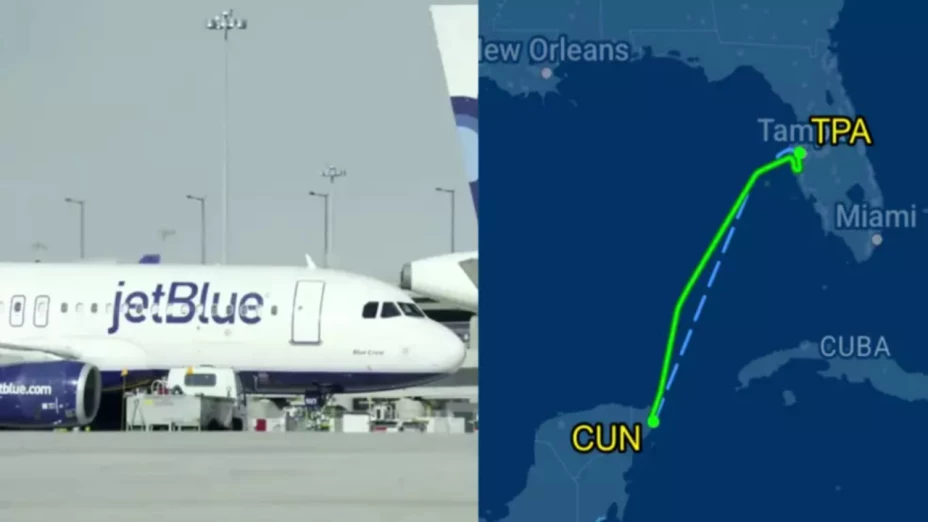 vuelo de Cancún aterrizaje de emergencia