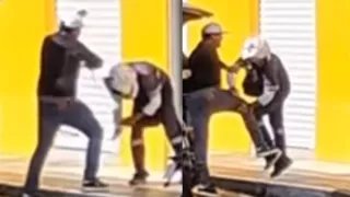 Pletio empleado de parquímetros Centro de Veracruz