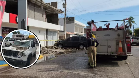 Rayo cae en Los Mochis