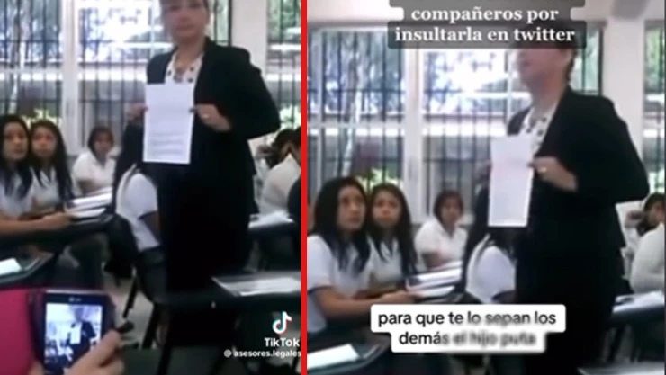 Maestra expone alumna