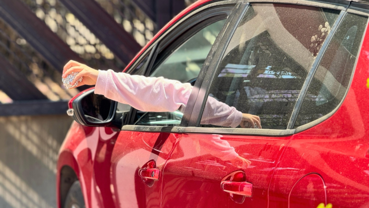multas por basura desde el auto
