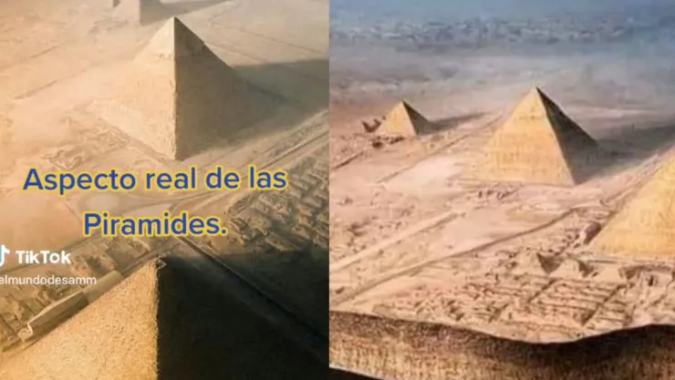 VIDEO Cómo es el aspecto real de las pirámides de Egipto