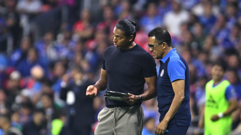 Joel Huiqui, entrenador de Cruz Azul, en los cuartos de final del Torneo Clausura 2026.