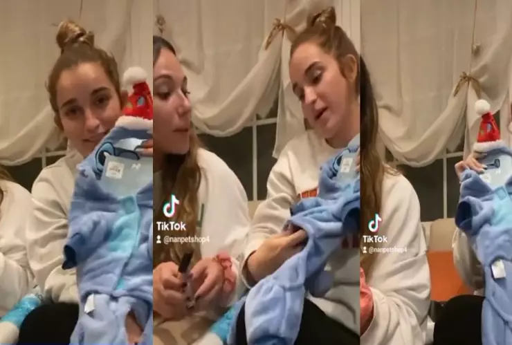 ¡Pequeño error! Mujer compra ropa de perro a su sobrina y la reacción al darse cuenta se viraliza