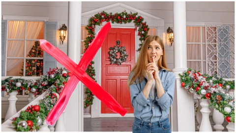 corona de navidad para la puerta