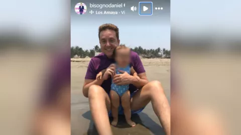 Daniel Bisogno comparte emotivo mensaje.