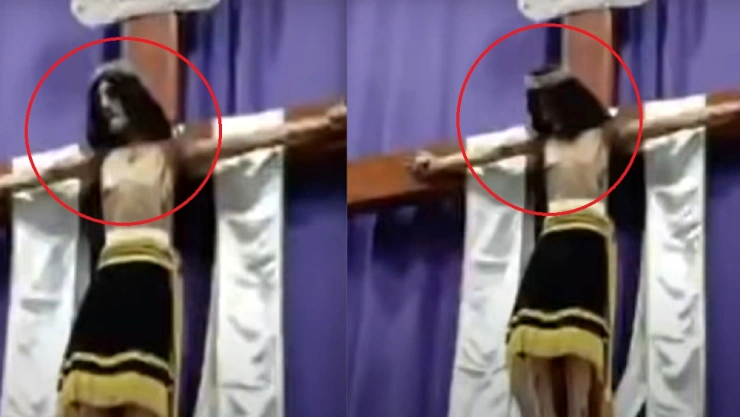 jesucristo moviendo la cabeza video