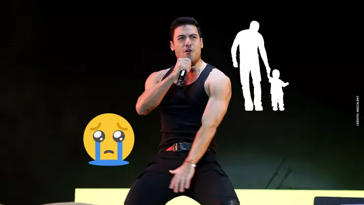 Carlos Rivera se conmueve tras hablar de la muerte de su papá.