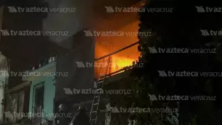 ¡Precaución! Incendio en una vivienda de la colonia El Moral, en Xalapa
