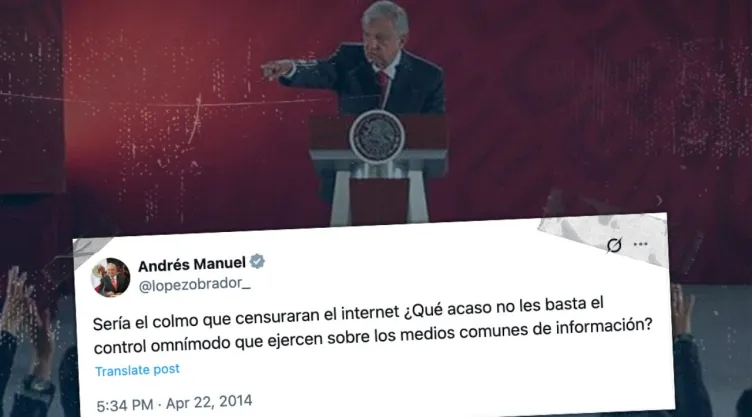 De prometer libertad a firmar la ley censurA