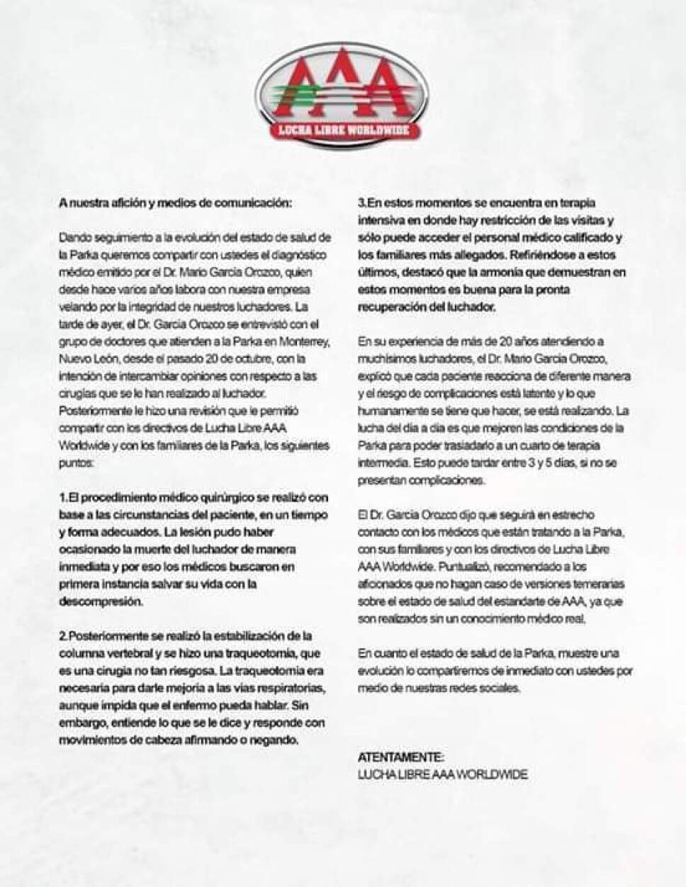 Comunicado