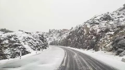 Posible caída de aguanieve en Baja California