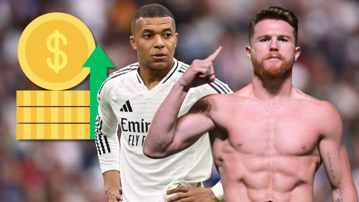 Canelo Álvarez supera a Kylian Mbappé en fortuna