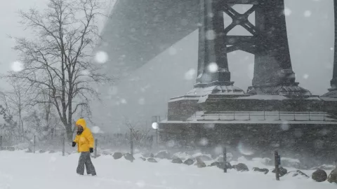 Tormenta invernal en Estados Unidos