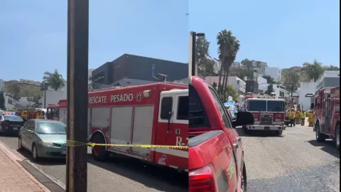 Derrumbe en la colonia Juárez en Tijuana deja a una persona sin vida