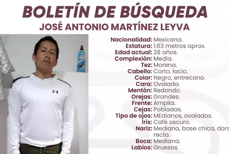 Desaparecido Puebla José Antonio Martínez Leyva