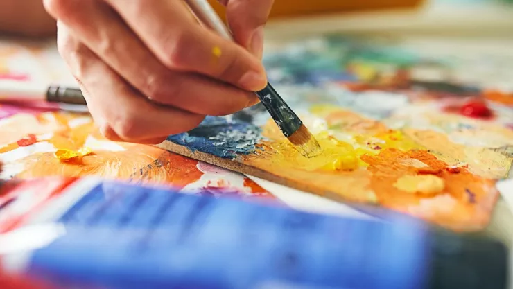 Taller para pintar un corazón