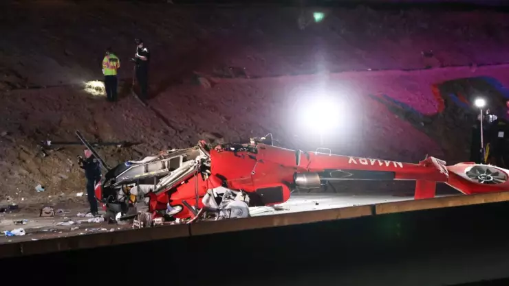 Helicoptero se estrella cerca de Sacramento