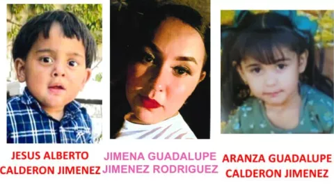 Buscan a a Jimena y sus hijos Alberto y Aranza, desaparecidos en Culiacán