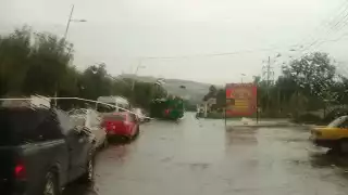 Inundaciones en el Área Metropolitana de Guadalajara este viernes 21 de julio.