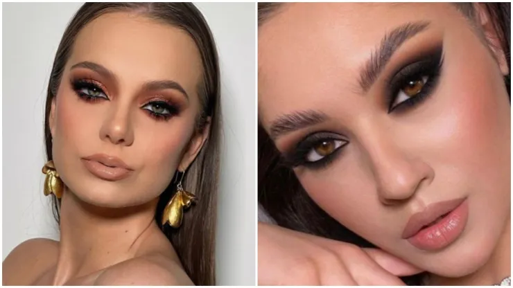 maquillaje que puedes usar con vestido negro