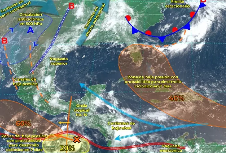 Se acerca el nuevo ciclón Debby a México este 2024