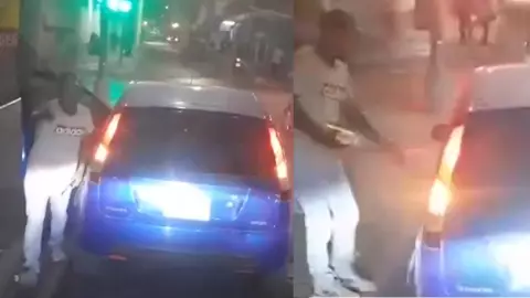 Con un machete, hombre intentó intimidar a otro tras un percance vial en Mérida