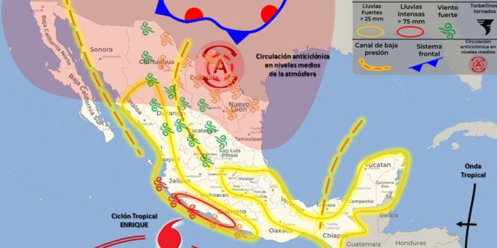 clima 26 de junio en mexico