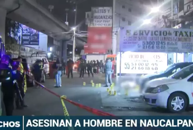 Edomex: Balacera en Naucalpan deja un hombre acribillado en un sitio de taxis