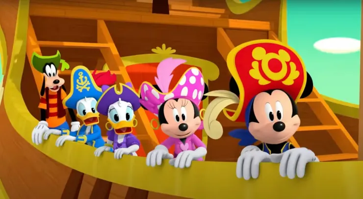 Mickey Mouse piratas