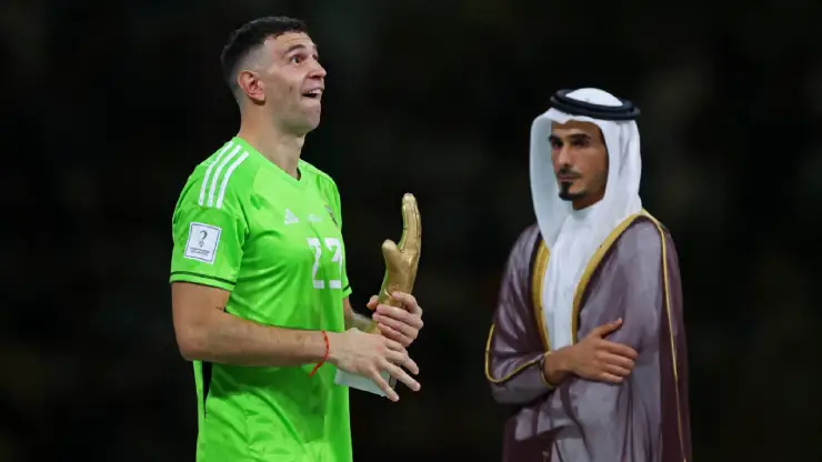 Emiliano Martínez con Argentina en Qatar 2022