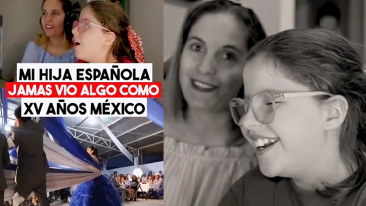 Niña española reacciona a fiesta mexicana.jp