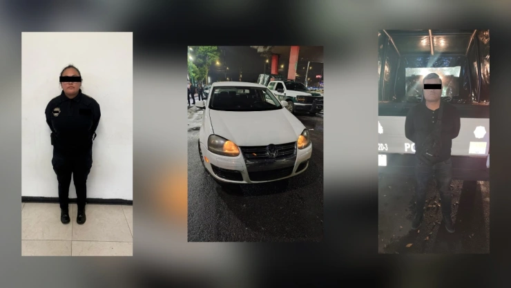 Dos policías de CDMX fueron detenidos por extorsión a una mujer en Iztapalapa.