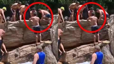 Rescate de menor en cascada