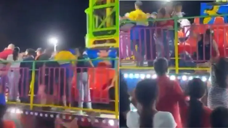 VIDEO | Falla en juego mecánico deja 15 lesionados en feria de Nuevo León