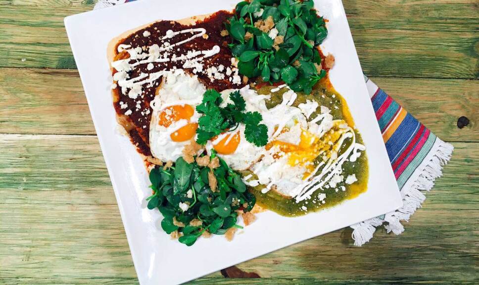 Receta Huevos divorciados