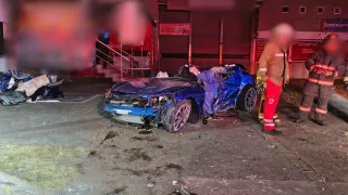 FOTOS: Subió a 2 muertos saldo del choque sobre la Vía Atlixcáyotl en Puebla; una joven sigue hospitalizada